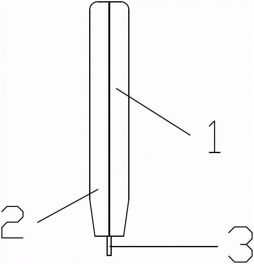 Cleaning tool for mica groove of direct current motor