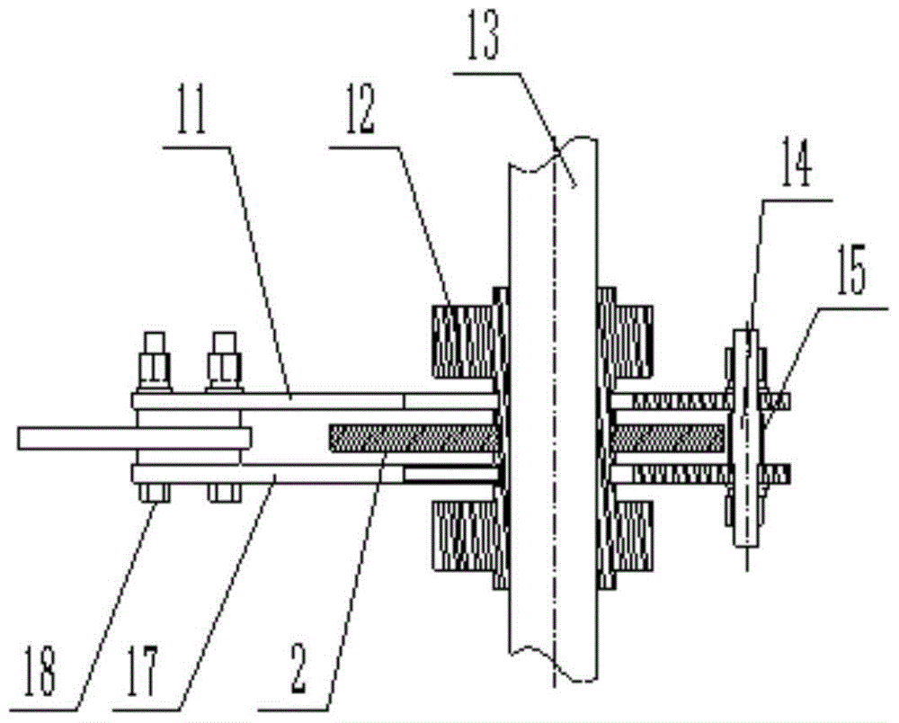 A mechanical interlock transmission device for isolating switch