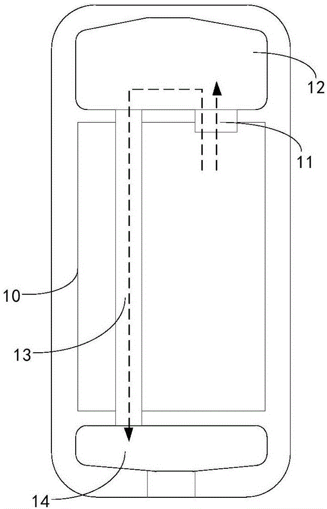 Charging and discharging module and electronic device