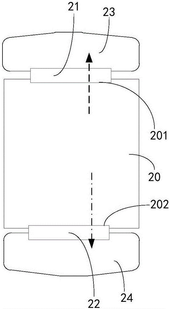 Charging and discharging module and electronic device