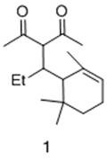 A kind of spice based on ɑ-ionone derivative and preparation method thereof