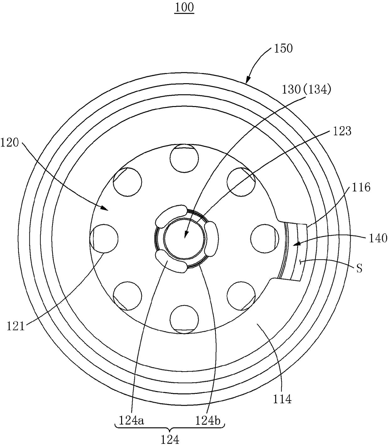 Cap assembly for secondary battery