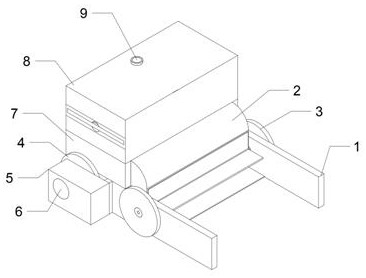 Organic fertilizer adjusting and turning device