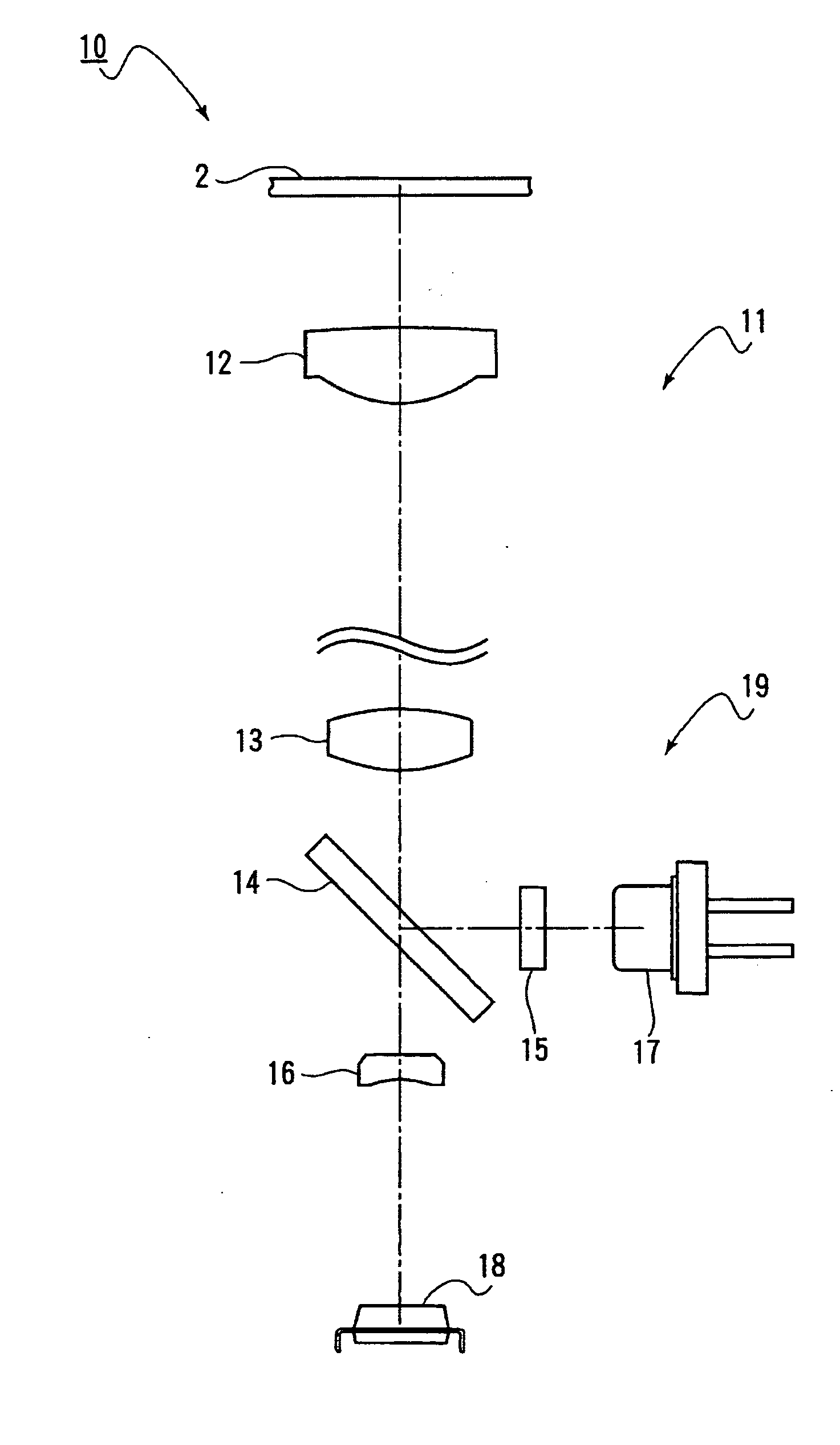 Optical read device, information processing device using optical recording medium, and information reproduction method