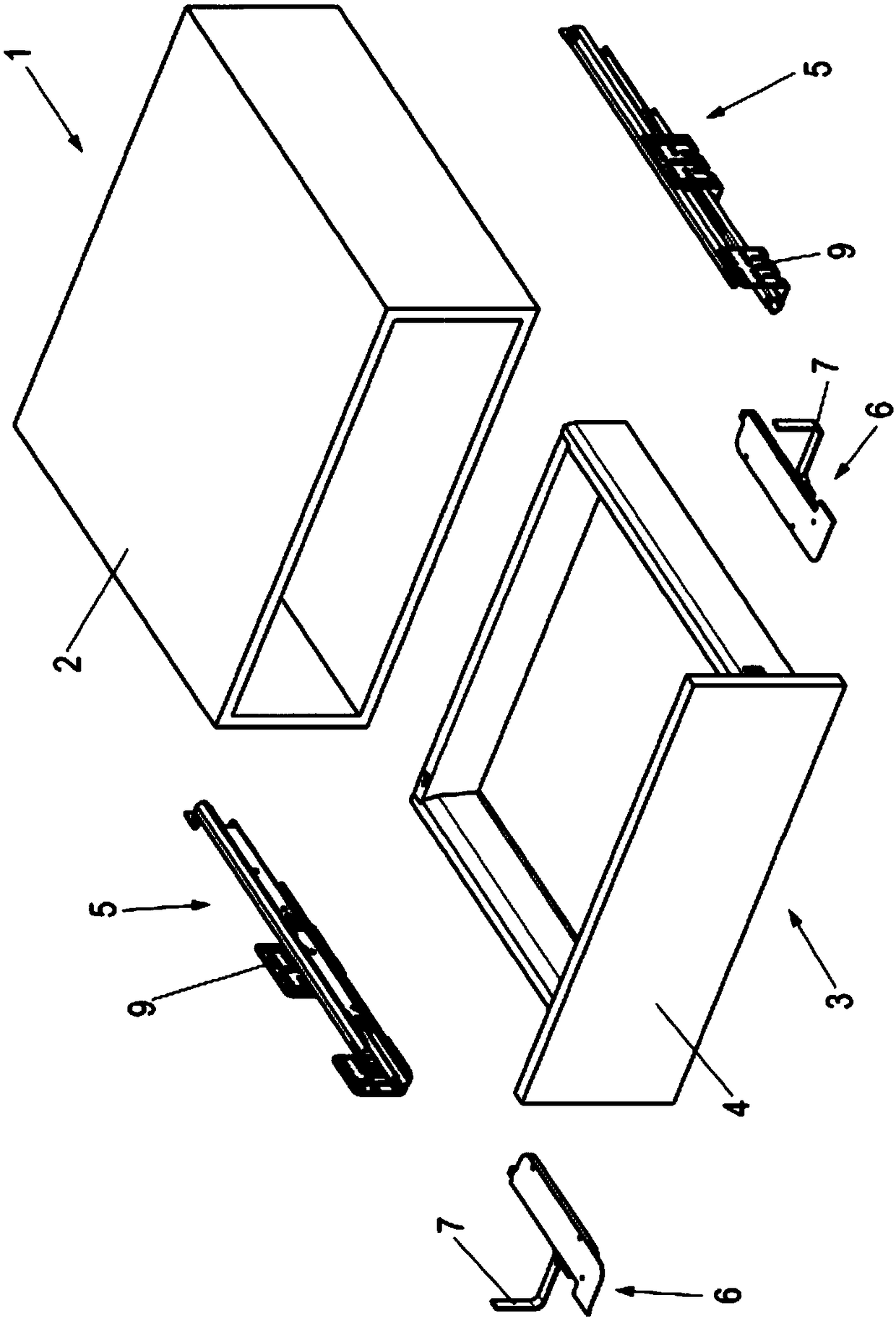 Ejection device for movable furniture part, and piece of furniture