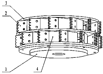 Cylindrical milling rotor with quick grading and working method thereof