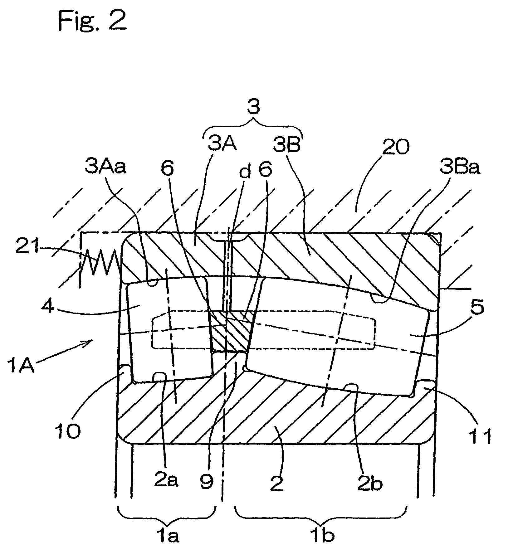 Double-row self-aligning roller bearing and device for supporting wind turbine generator main shaft