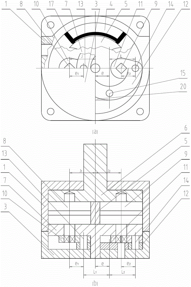 Fluid machinery with a rotary piston structure