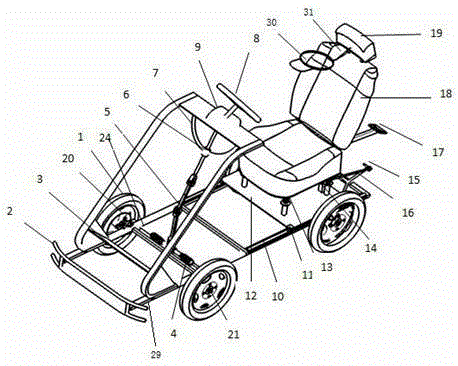 A vehicle simulator