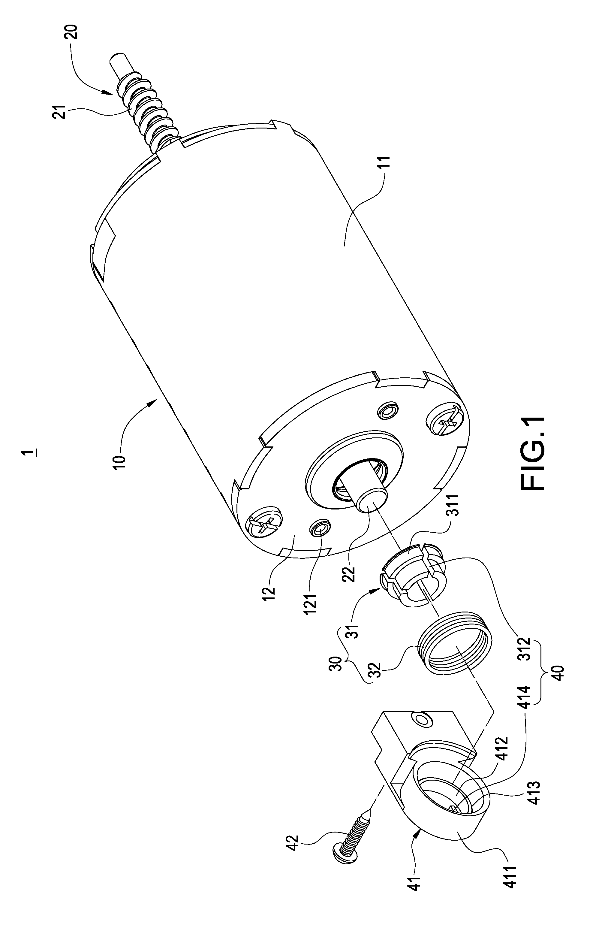 Motor having a braking function and used in linear actuator