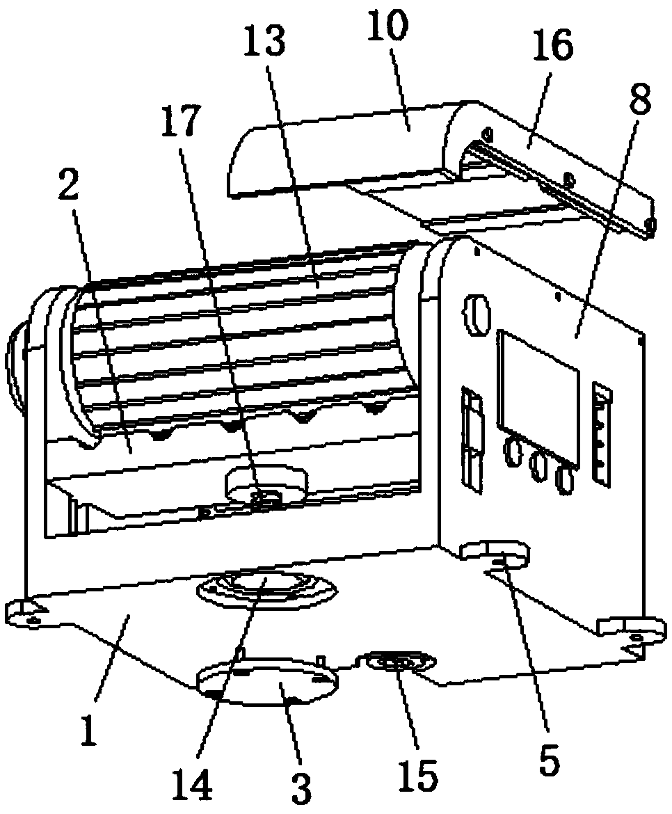 Automatic plastic granulator with length adjusting function