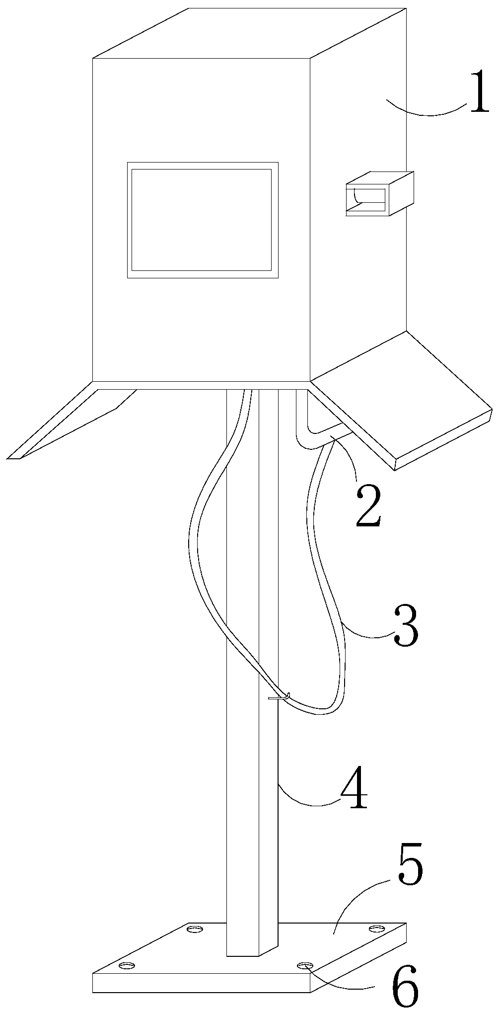 A charging system for new energy vehicles suitable for rainy areas