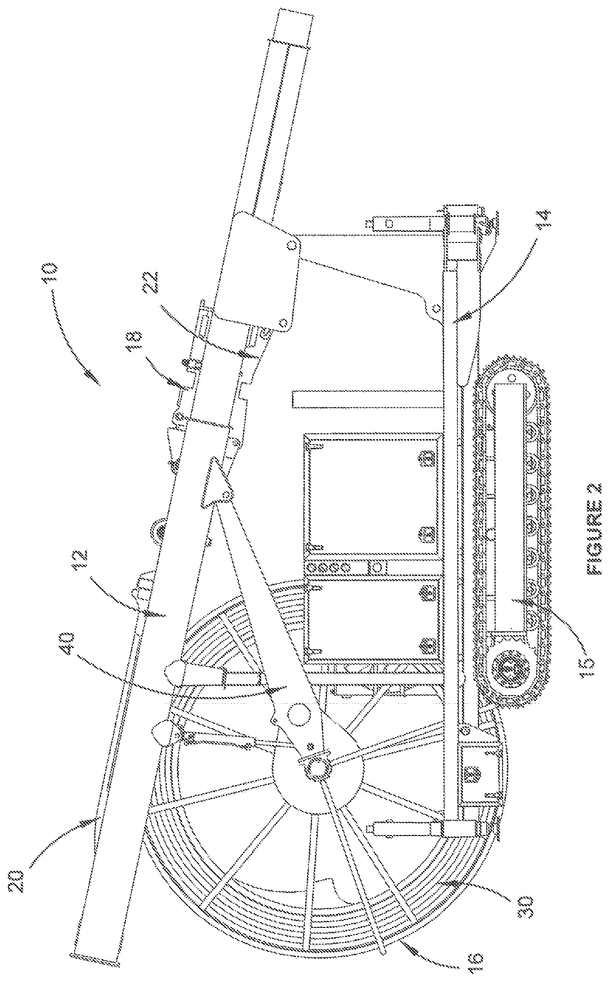 Rotary drill head for coiled tubing drilling apparatus