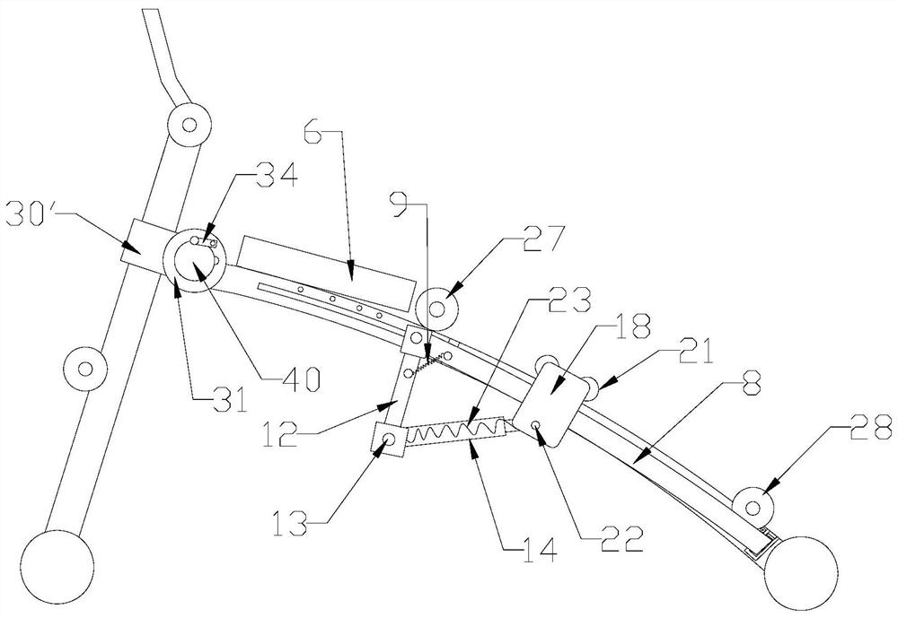 A training device for sit-ups