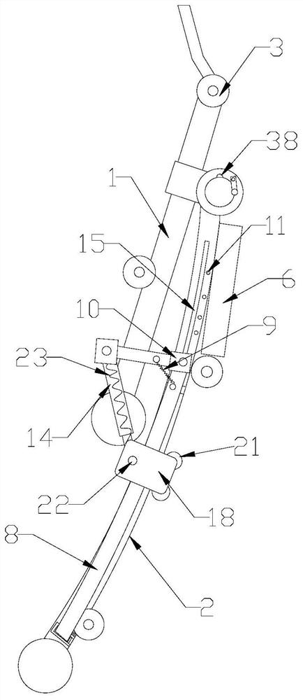 A training device for sit-ups