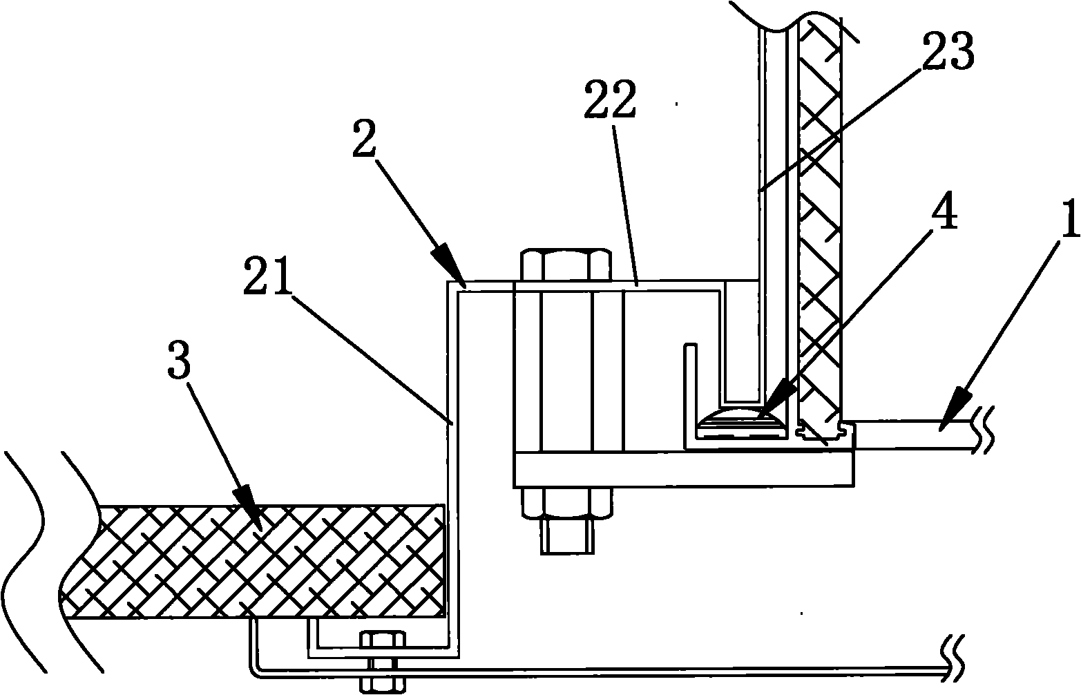 Box structure for filter