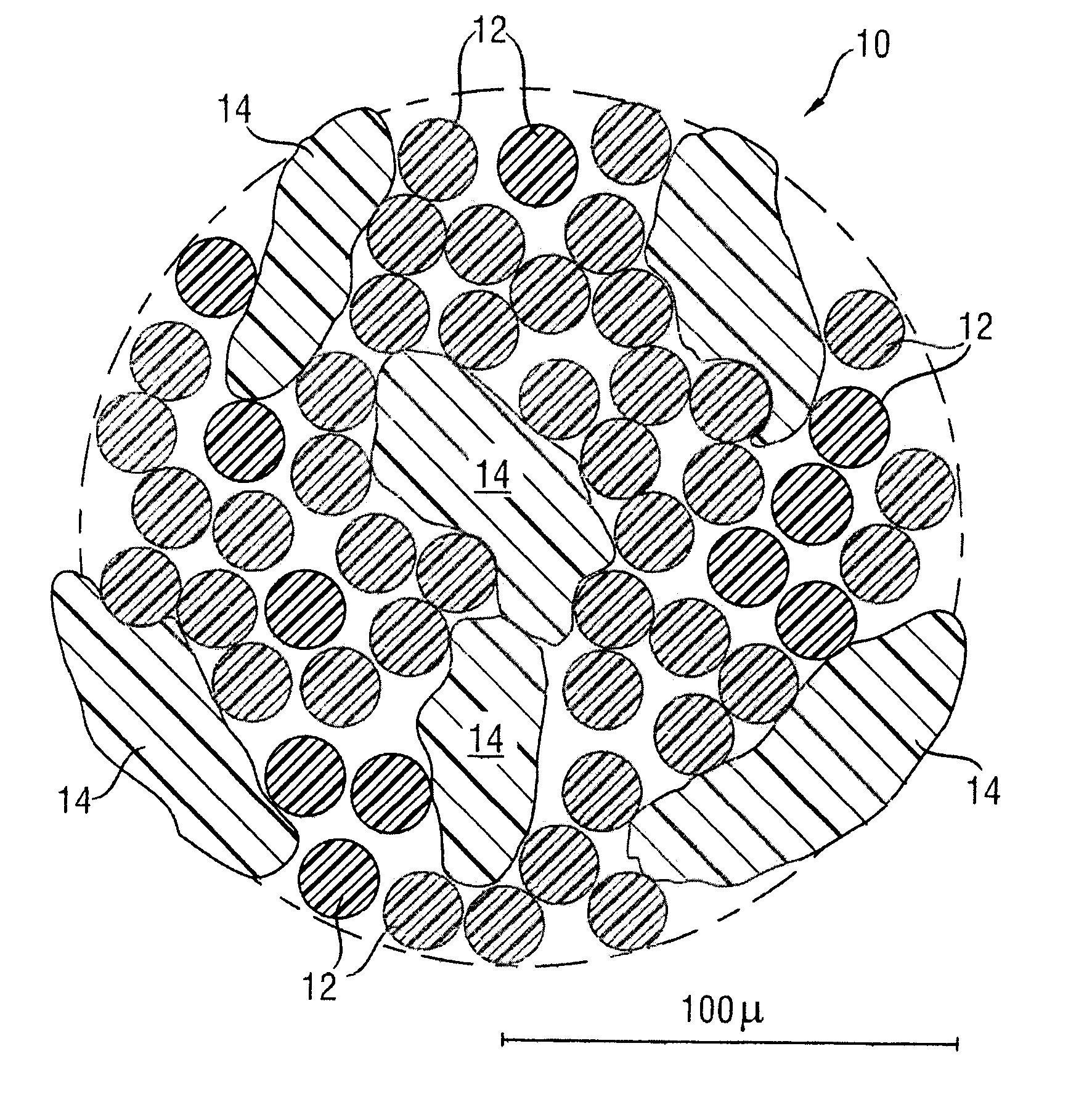 Plastic glide layer and sliding element with such