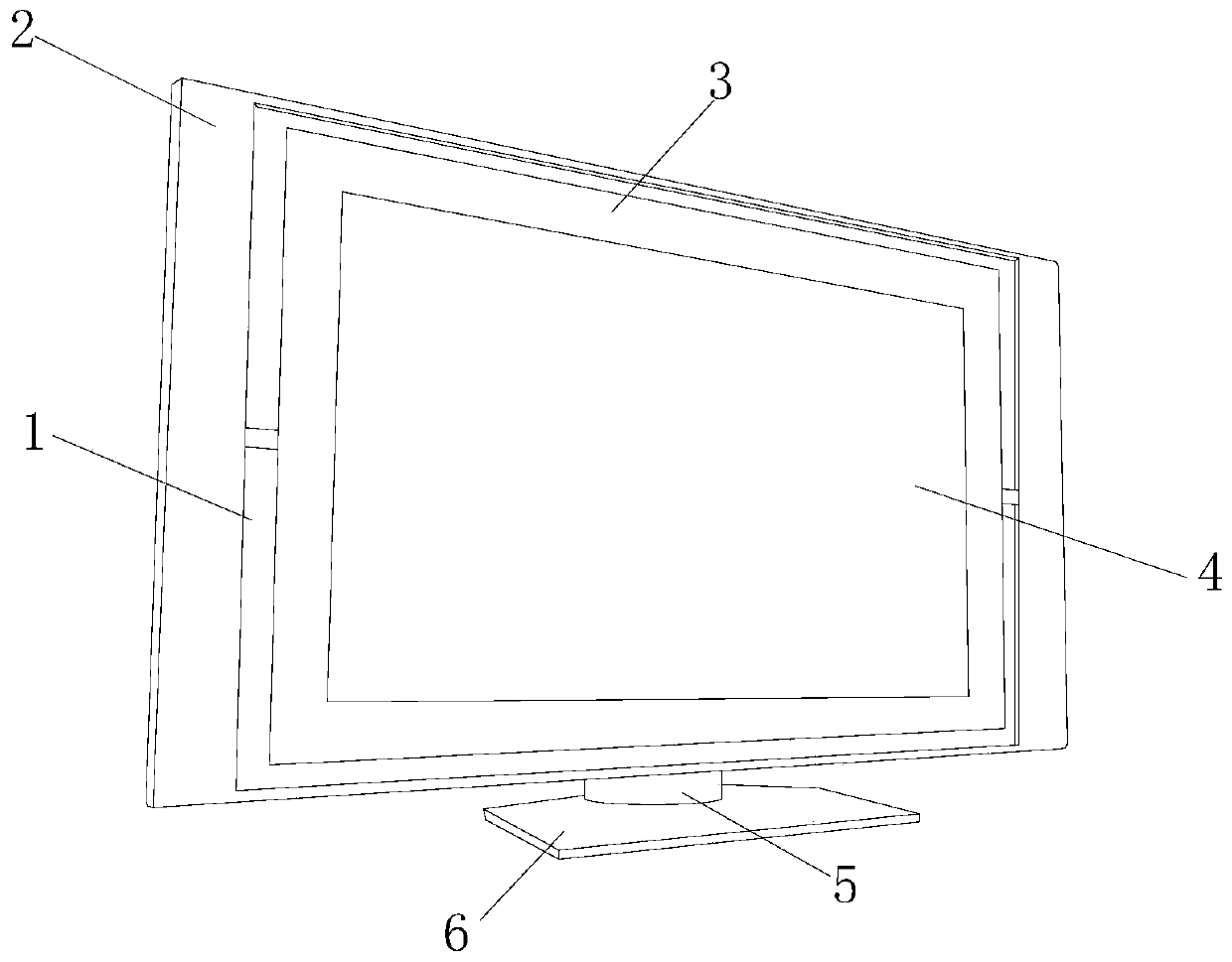 Plasma display screen