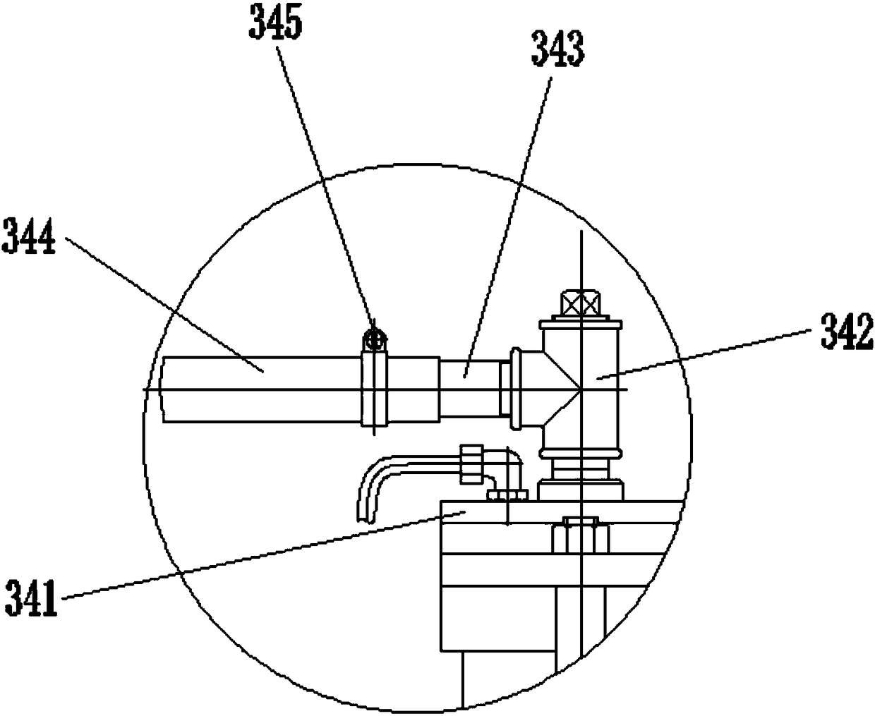 Grinding-head upper mechanism for ceramic polishing machine
