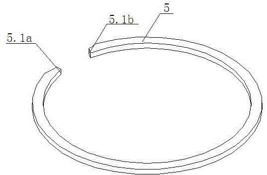 Check ring component for cross axle type universal coupling