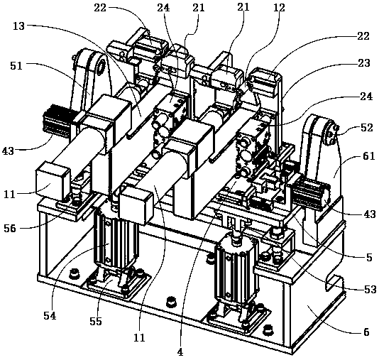 A riveting mechanism with switching between two types of riveting blanks