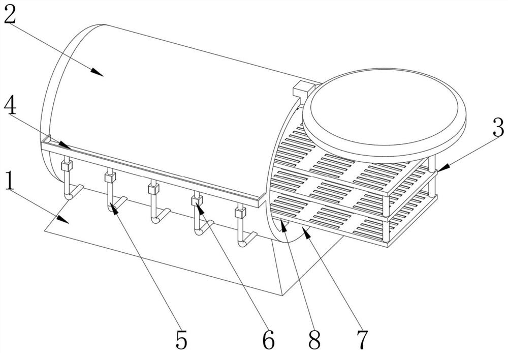 Multifunctional aerated concrete curing table