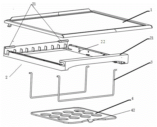 Cold-storage plant and shelf assembly thereof