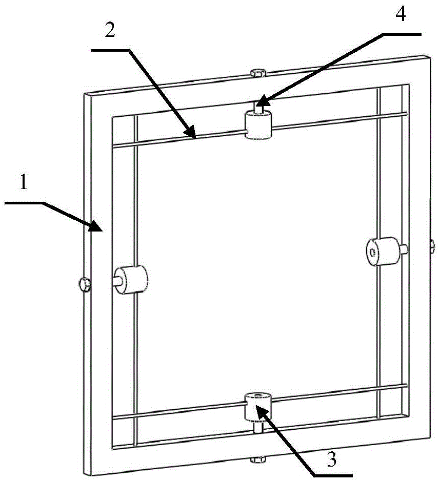 Automobile morphology measurement system mechanical distortion coefficient measuring instrument