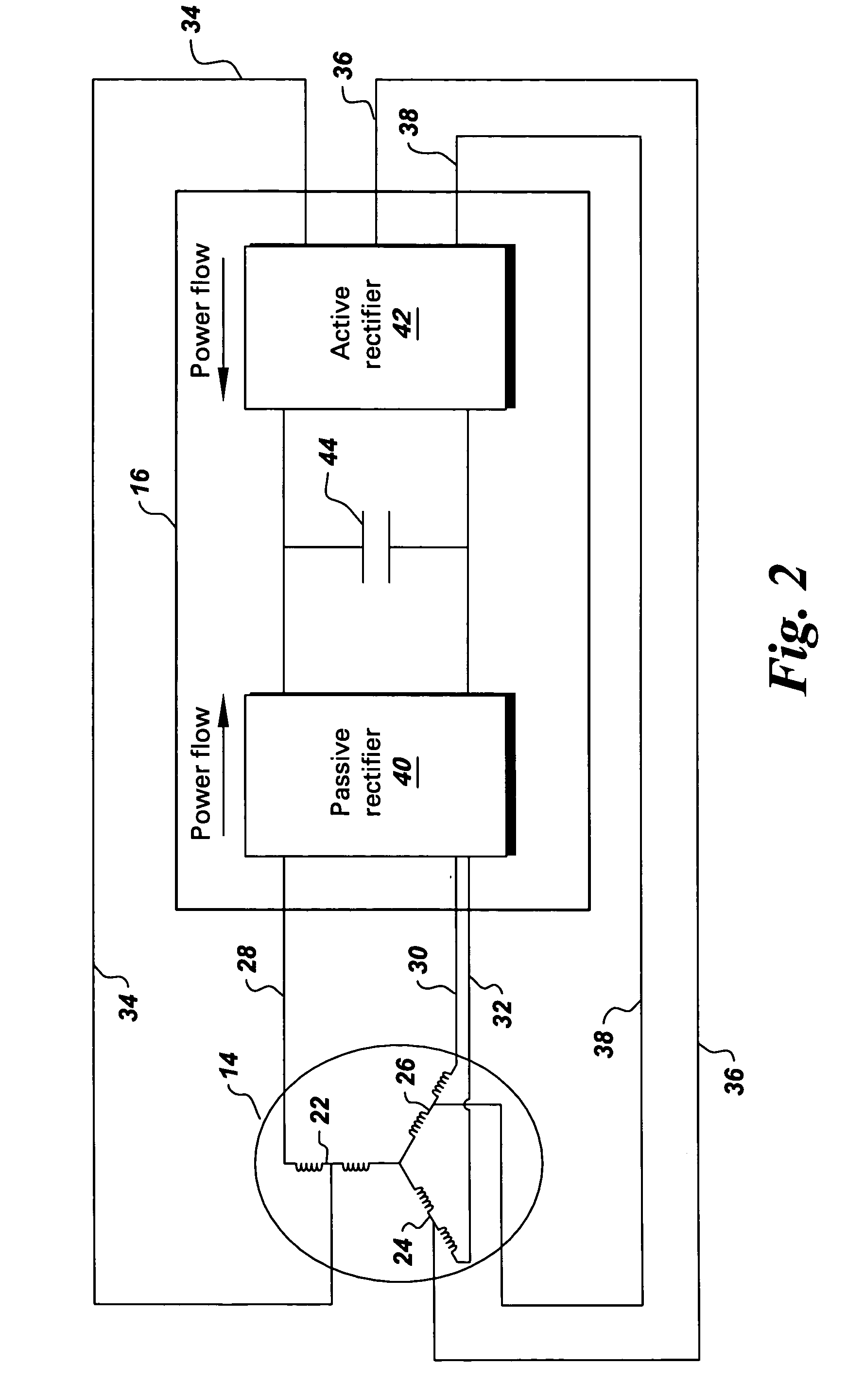 Dual mode rectifier, system and method