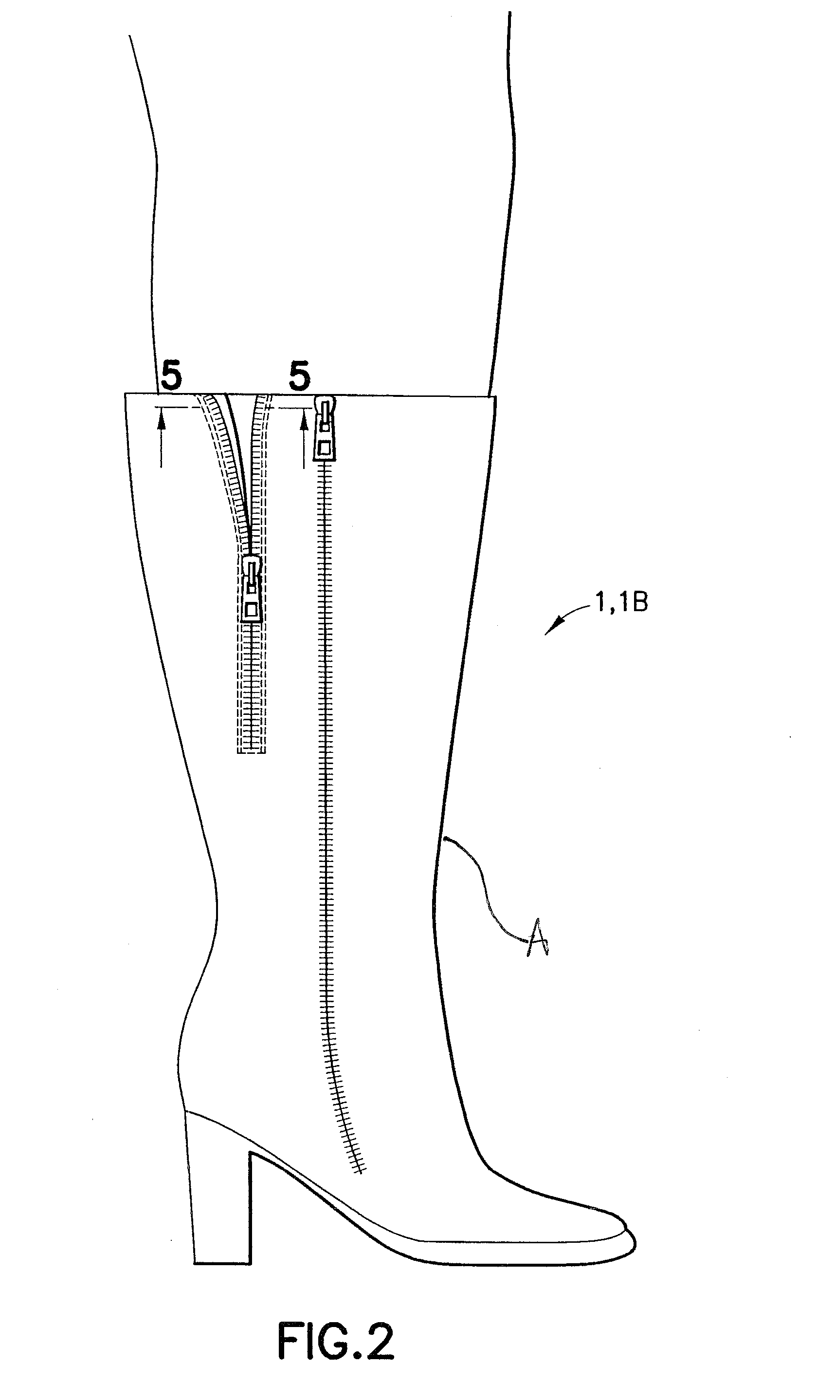 Dual zipper boot construction method and system