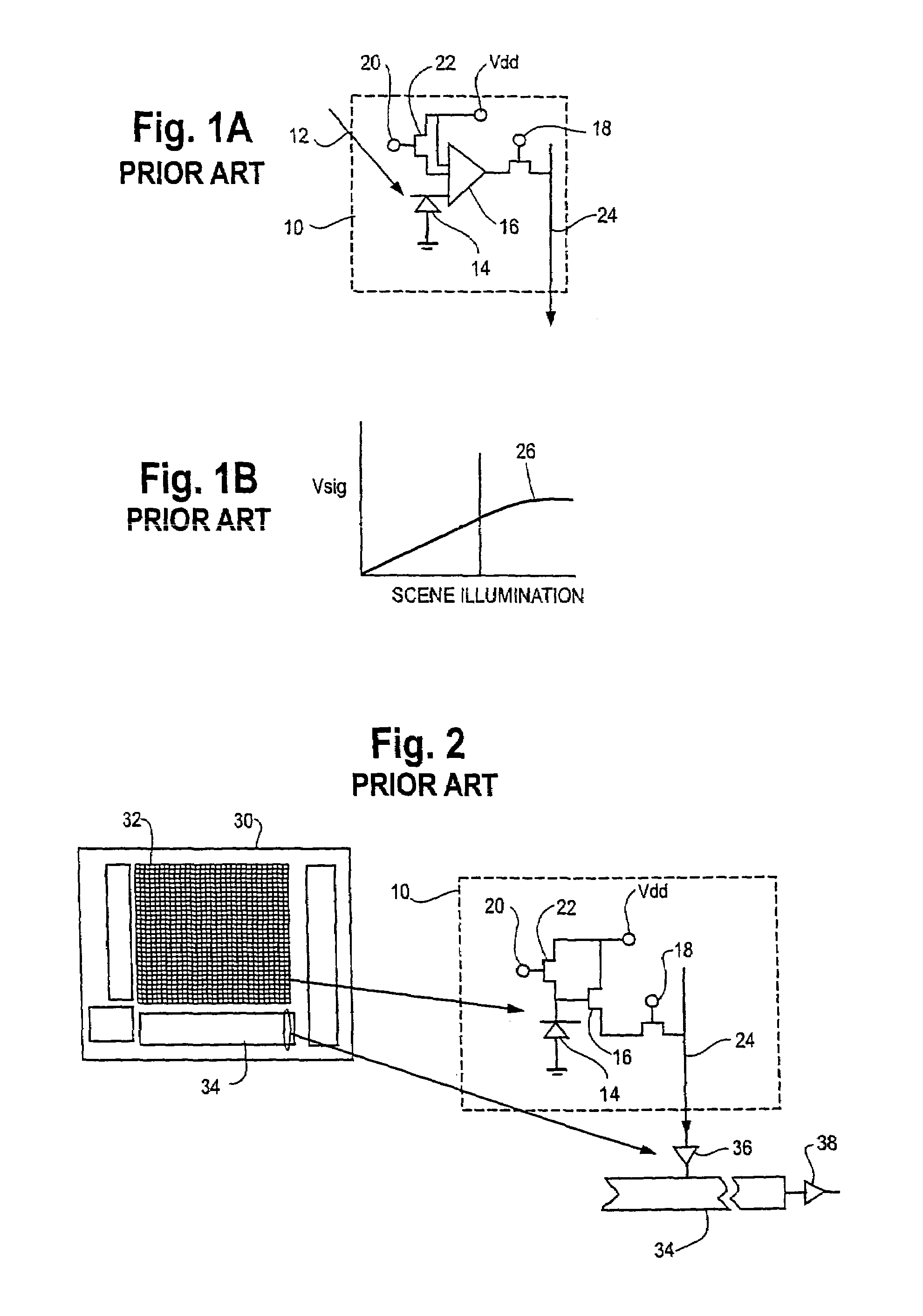 CMOS active pixel sensor with improved dynamic range and method of operation for object motion detection