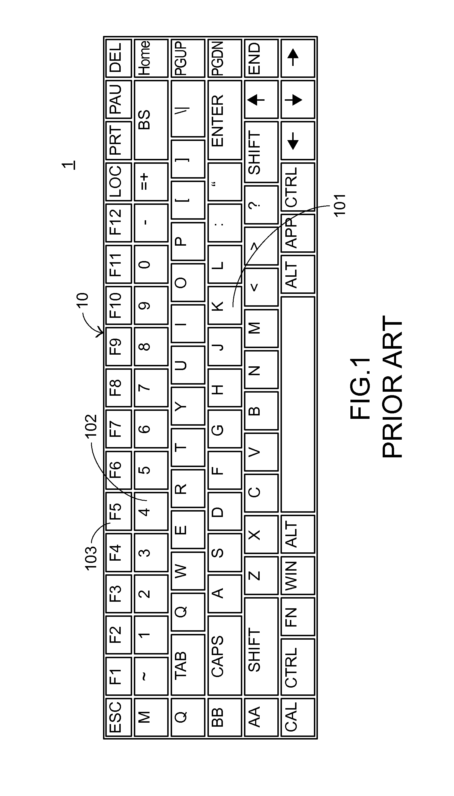 Luminous keyboard