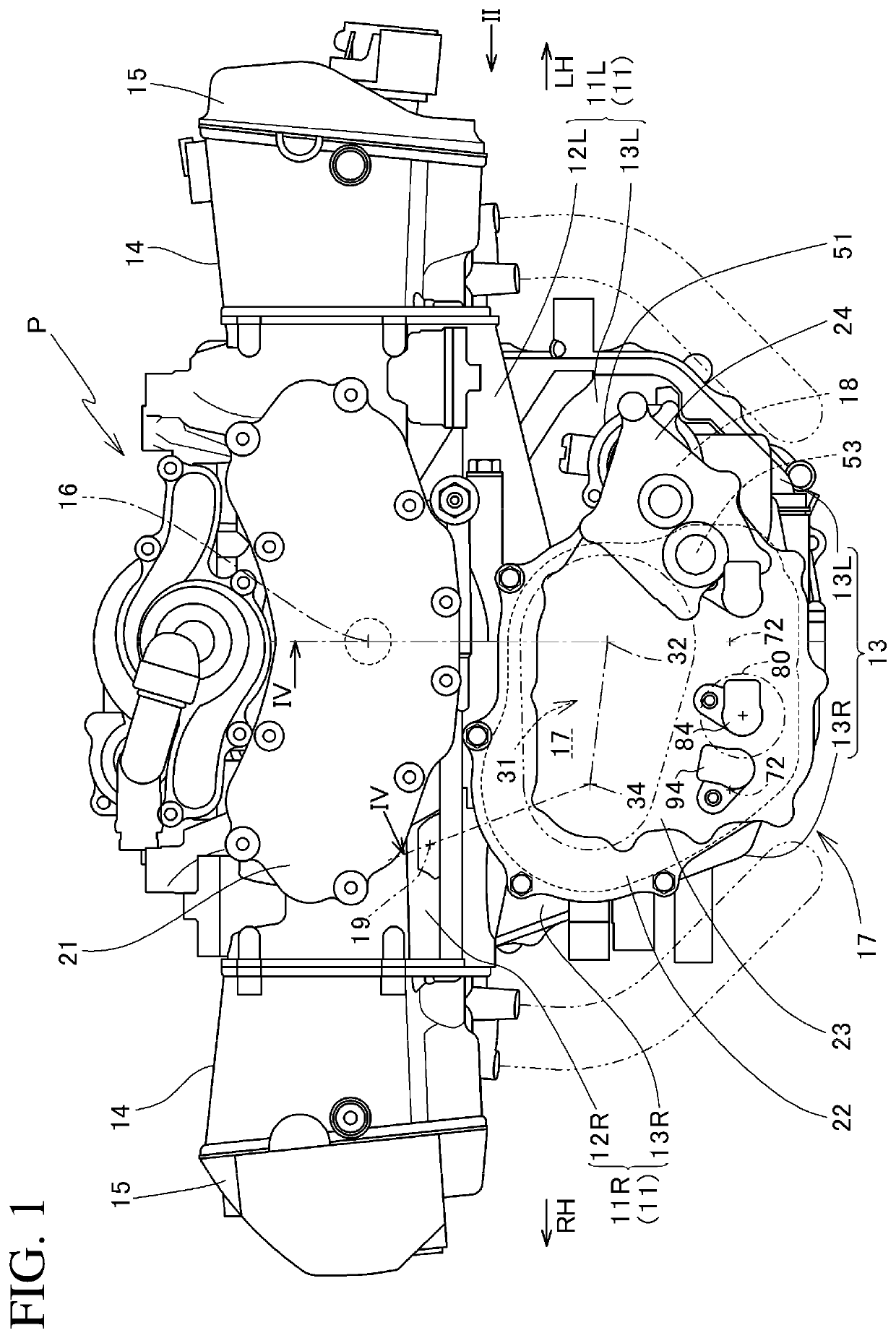 Shift drum angle detecting device for transmission