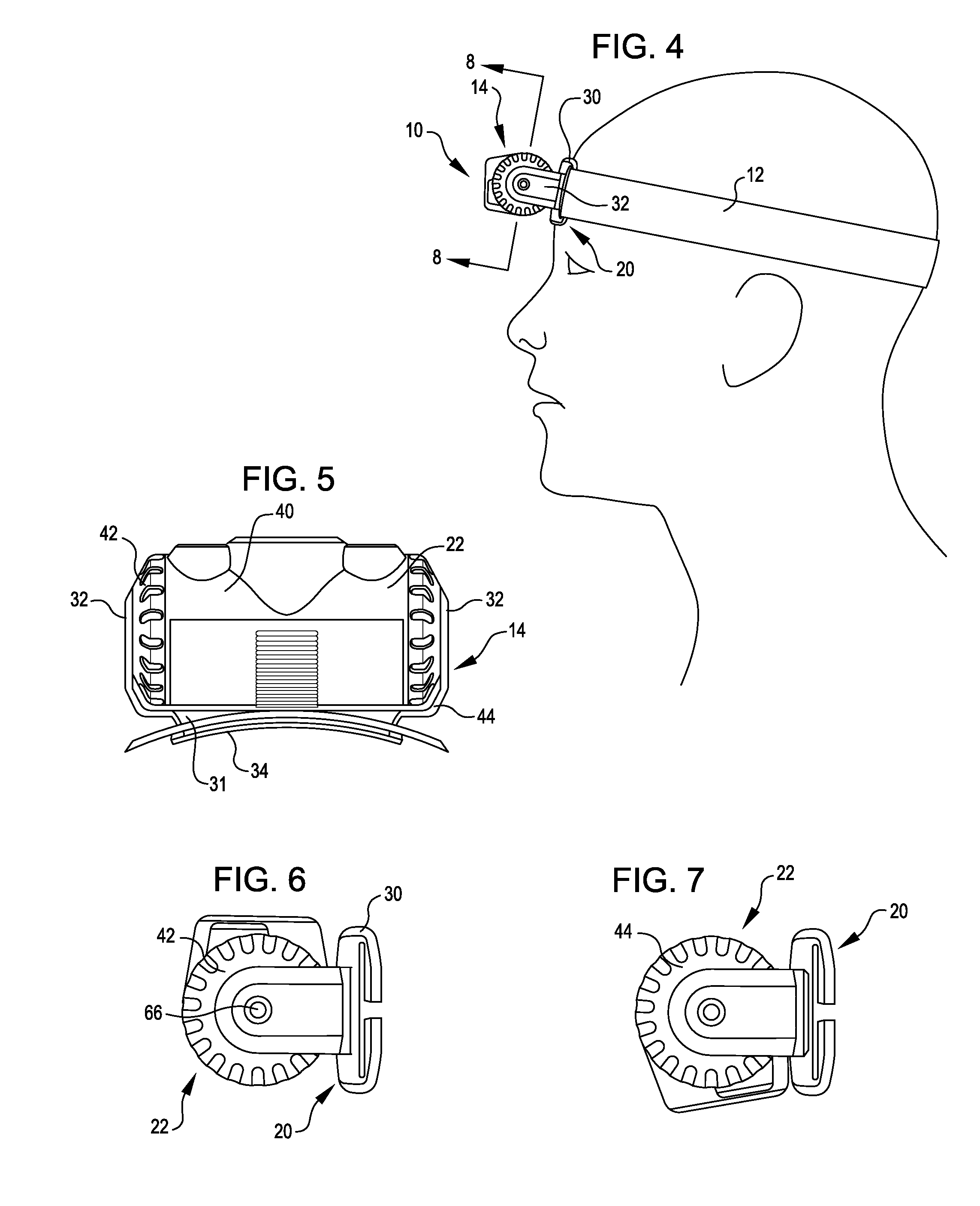 Single axis headlamp