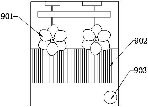 Electrical power cabinet used for mounting electrical device