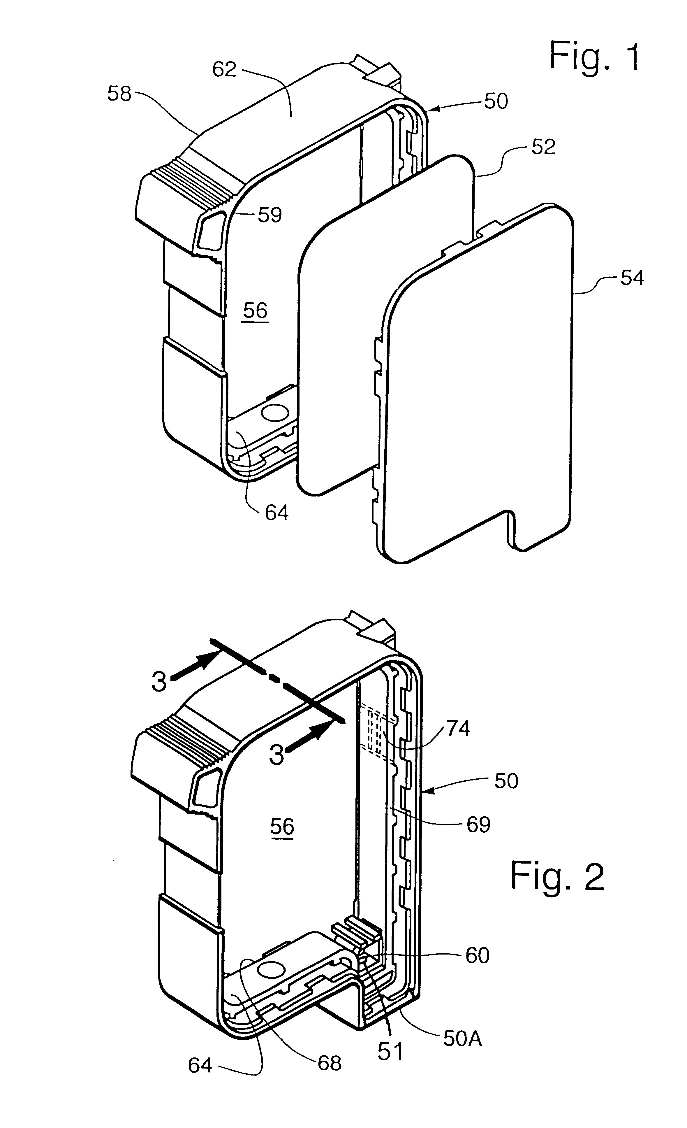 Print head cartridge made with jointless one-piece frame consisting of a single material throughout