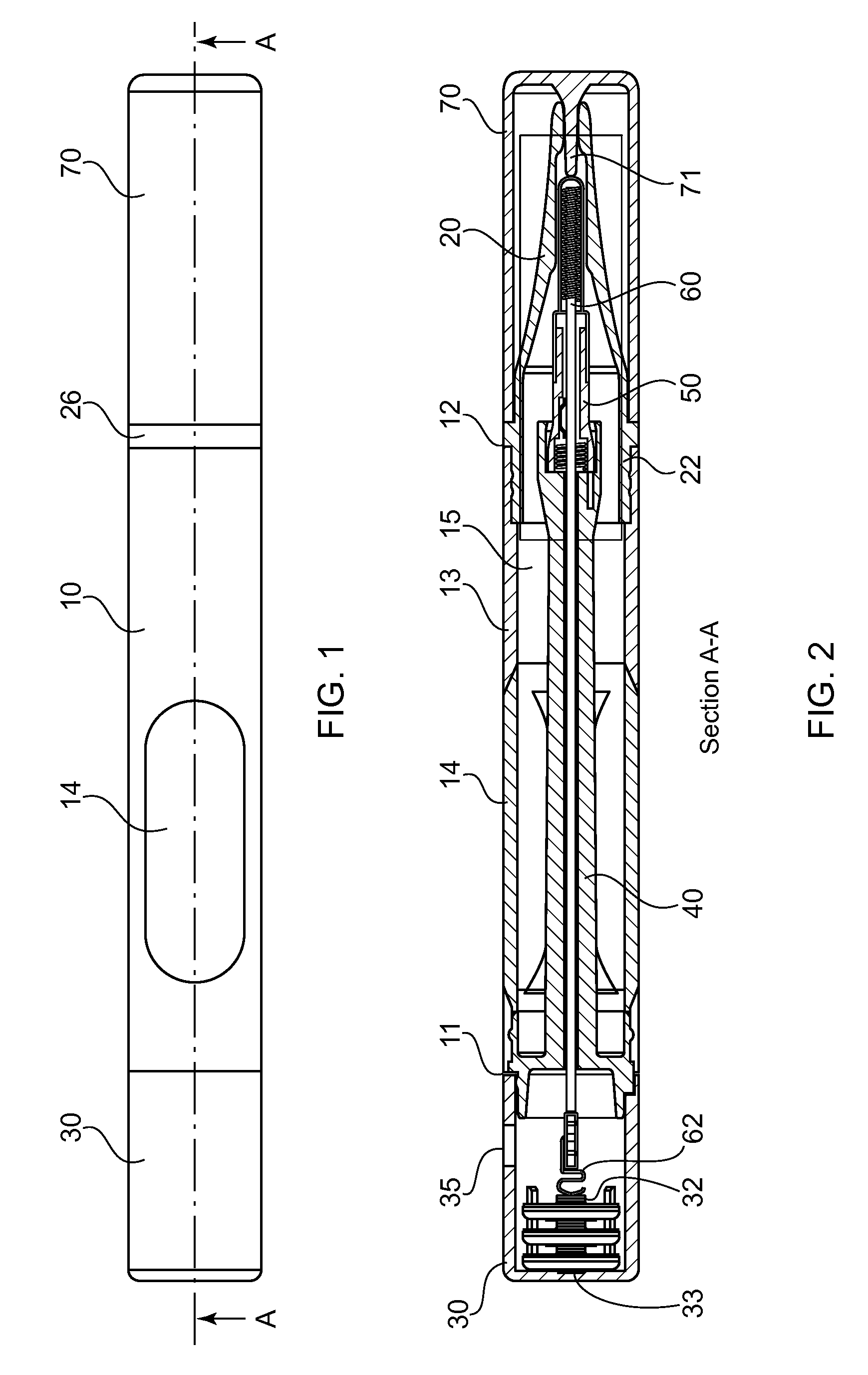 Cosmetic dispensing devices containing heating elements