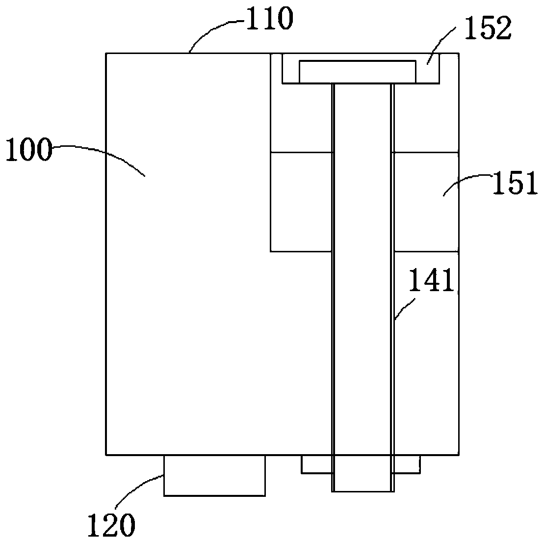 Flywheel bolt cap compliance detecting device and using method thereof