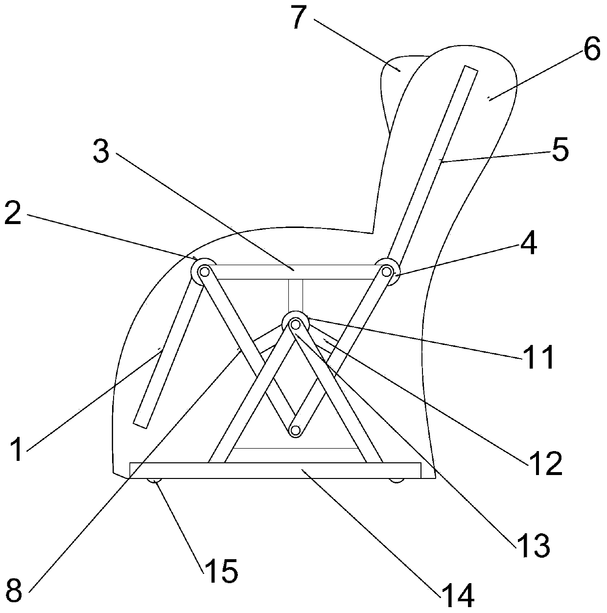 Adjustable sofa for old people