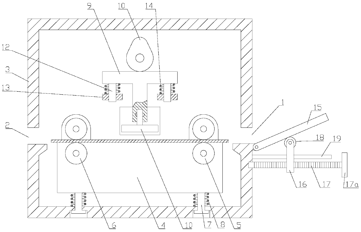 Automatic stamping device