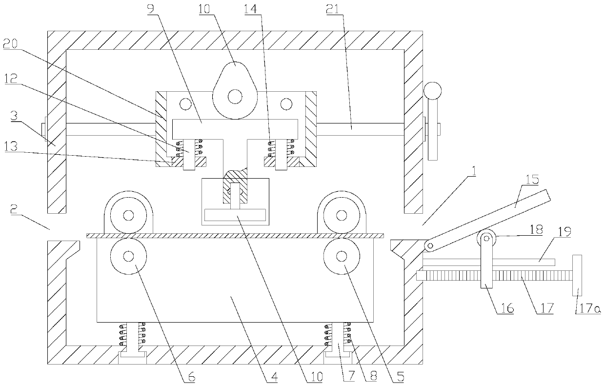 Automatic stamping device