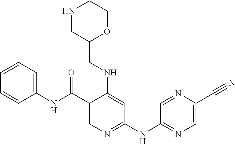 5-[[4-[[morpholin-2-yl]methylamino]-5-(trifluoromethyl)-2-pyridyl]amino]pyrazine-2-carbonitrile and therapeutic uses thereof