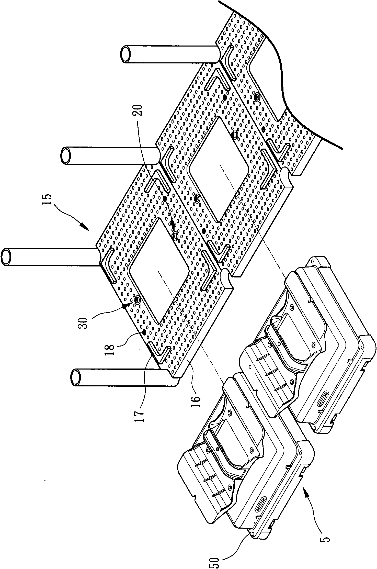 Pressure-maintaining system applied to transplanting container