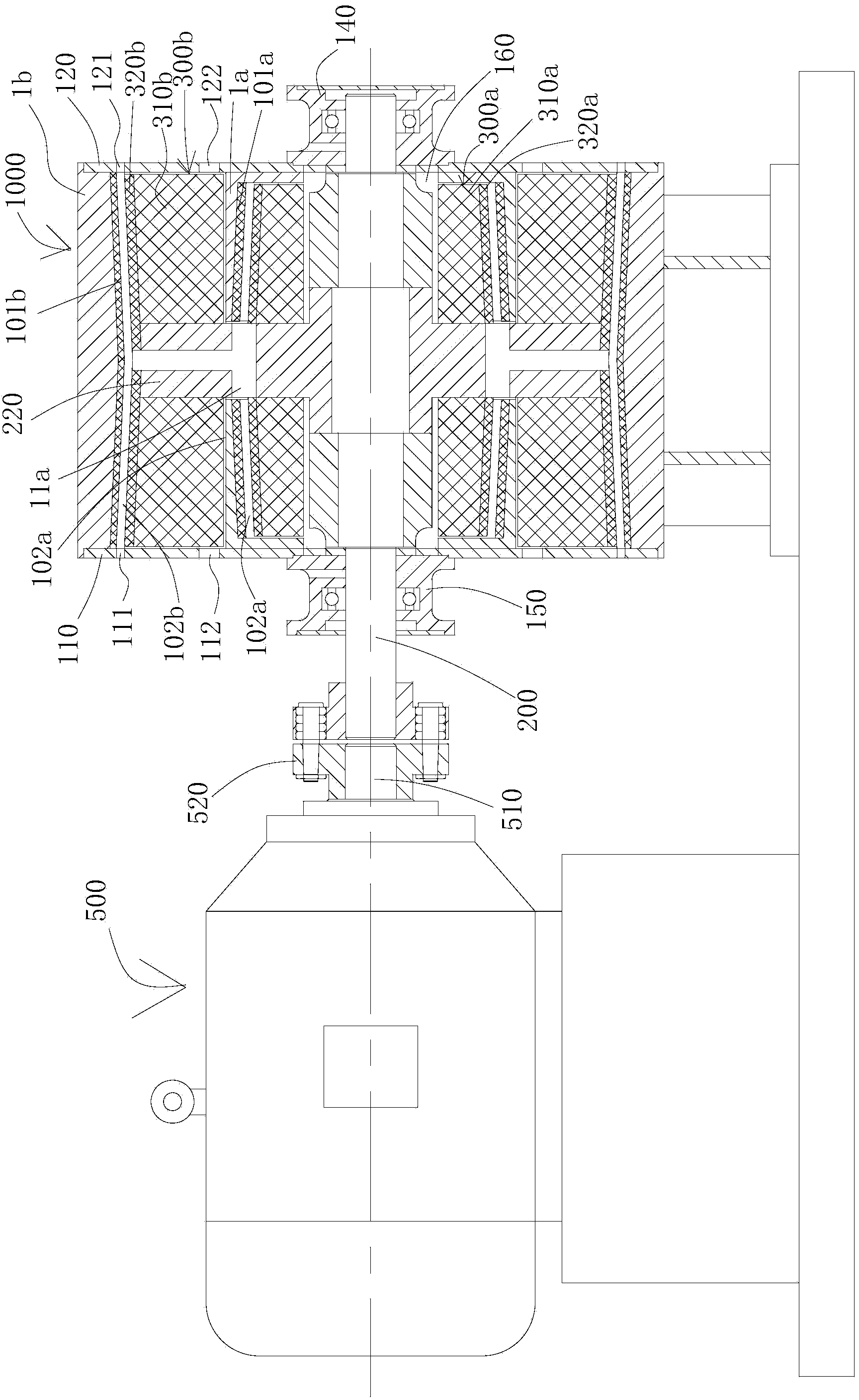 Environment-friendly and energy-saving eddy crusher