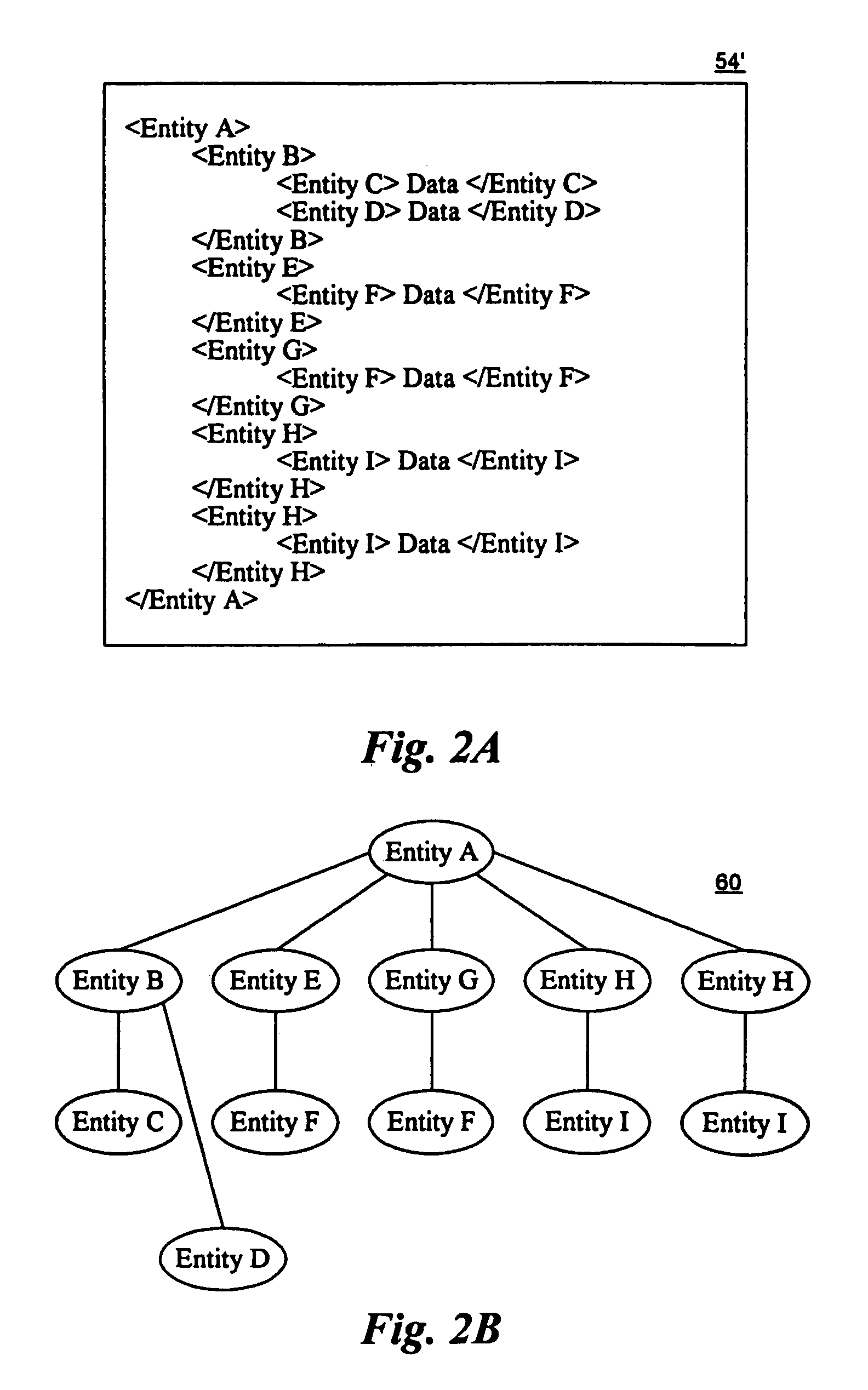 Method and apparatus for storing semi-structured data in a structured manner