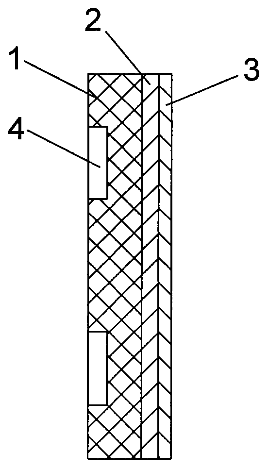 UV coating decorative plate and preparation method thereof