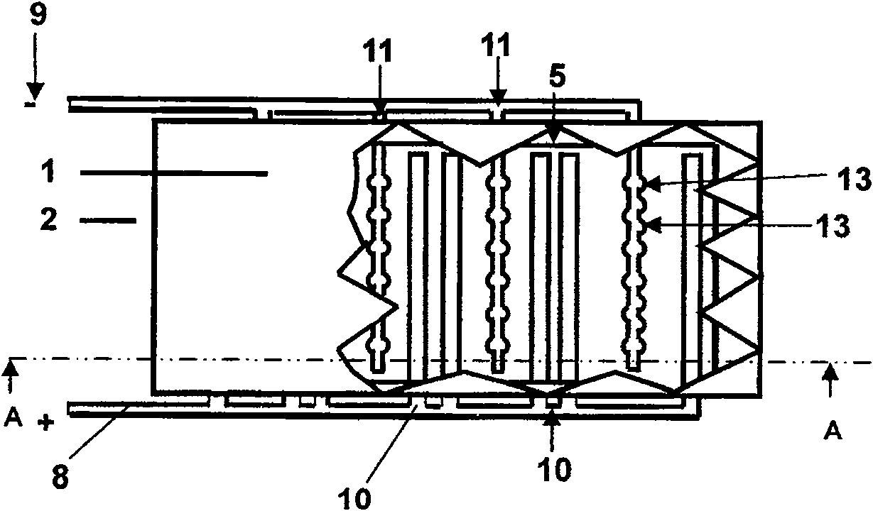 Non electrode plane medium blockage discharge fluorescent lamp and its making method