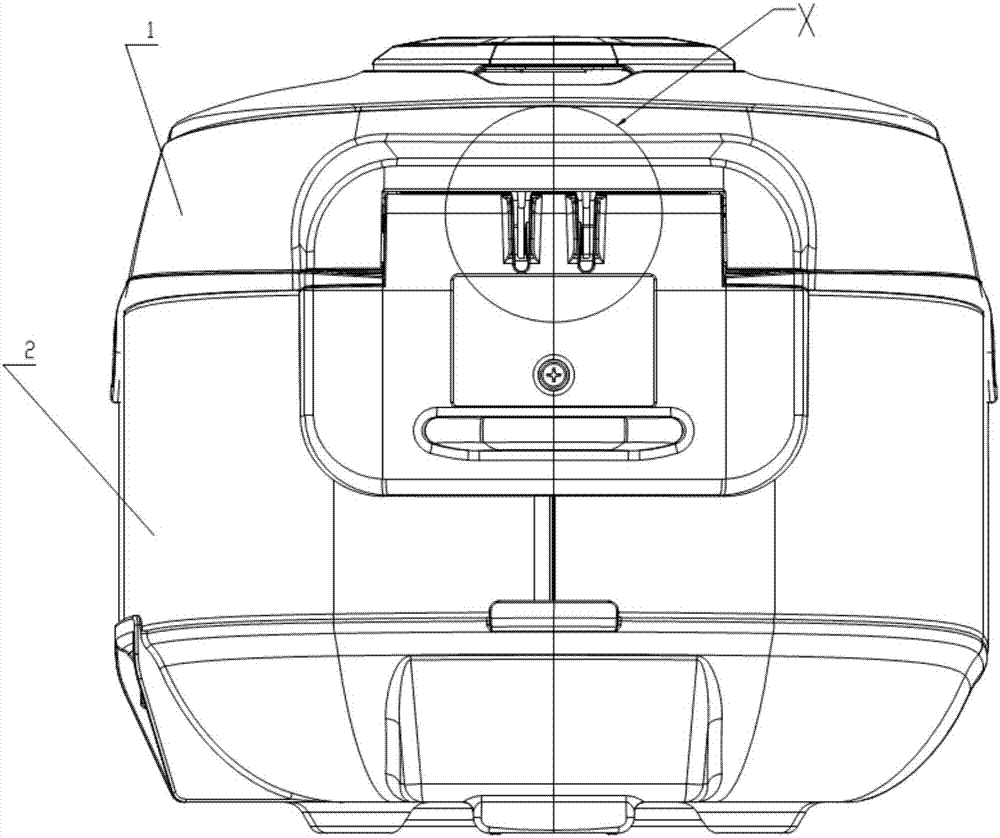 Surface cover component and electric heating cooking appliance with same