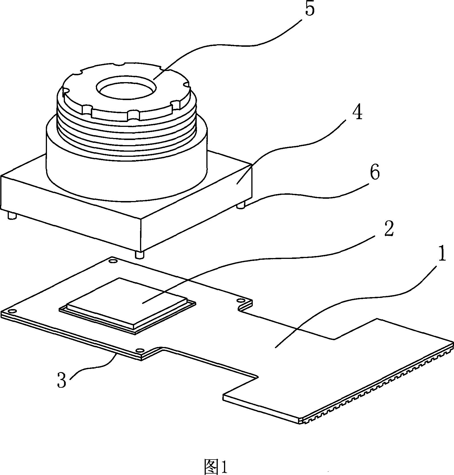 Making method for the image module with the sensor directly connected and encapsulated together with the soft board
