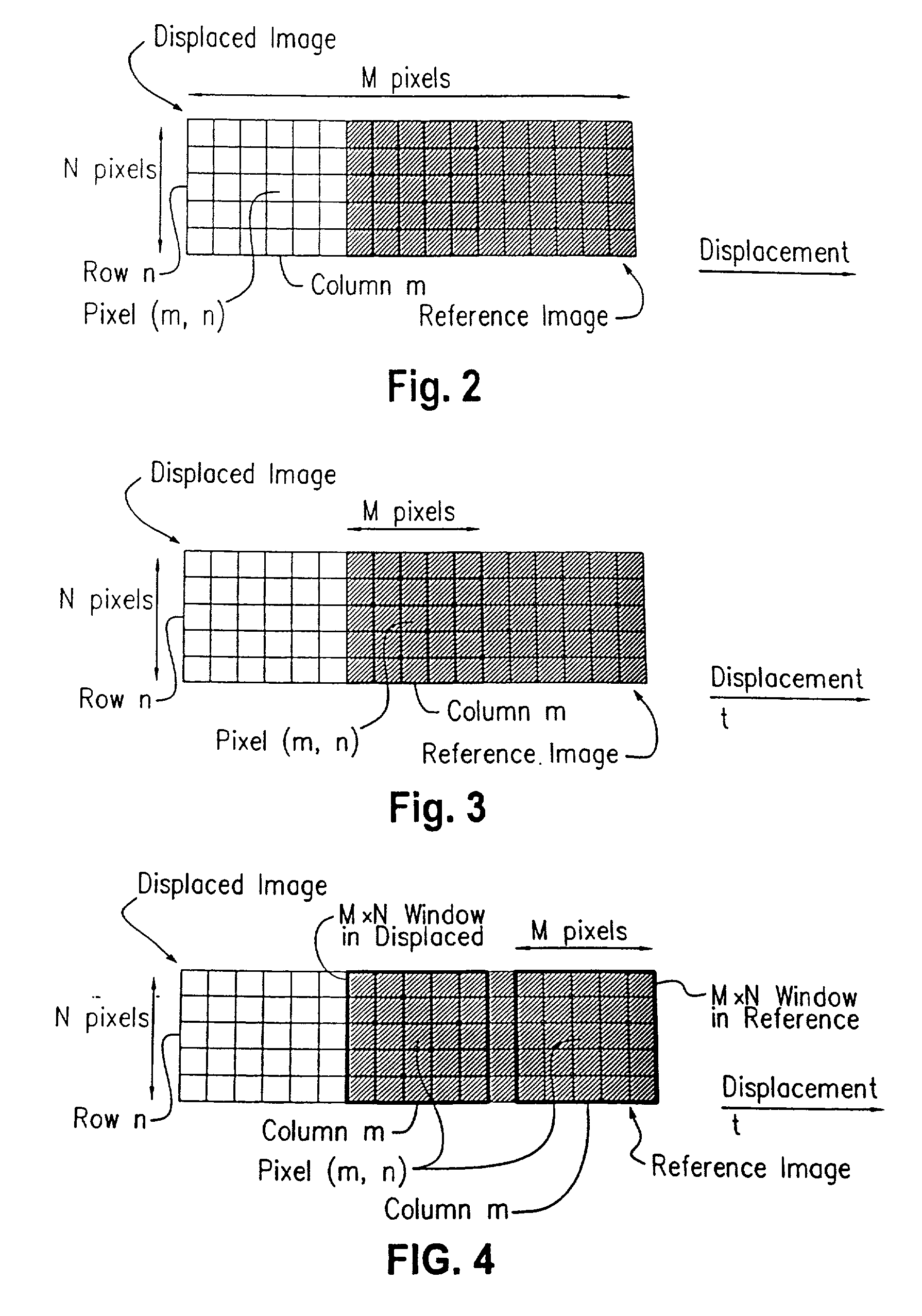 Systems and methods for reducing position errors in image correlation systems during intra-reference-image displacements